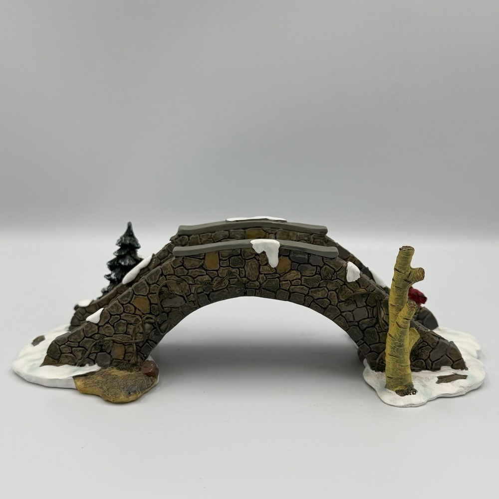 Vtg 2000 Lemax Village Collection Olde‎ Stone Bridge